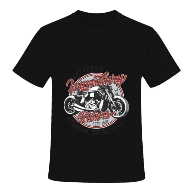 T-shirt — Moto custom · Virée urbaine